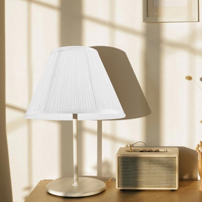 WYKDD Домашен Лампа Текстилен Калъф за лампи Плиссированный Модерен Луксозен лампион (Цвят: D, размер: 25 *