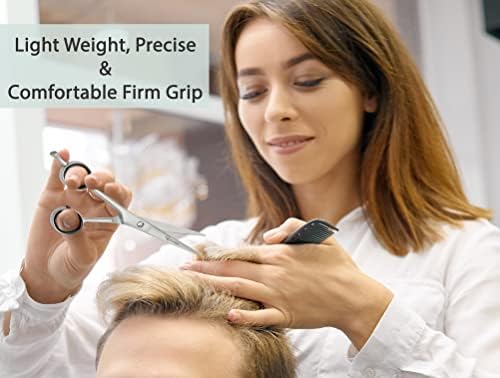 Професионални ножици за подстригване на коса Фризьорски ножици за салонного и за домашна употреба - Остри Трайни