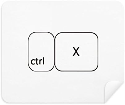 Символ на клавиатурата ctrl X Плат За почистване на Екрана за Пречистване на 2 елемента Замшевой Тъкан