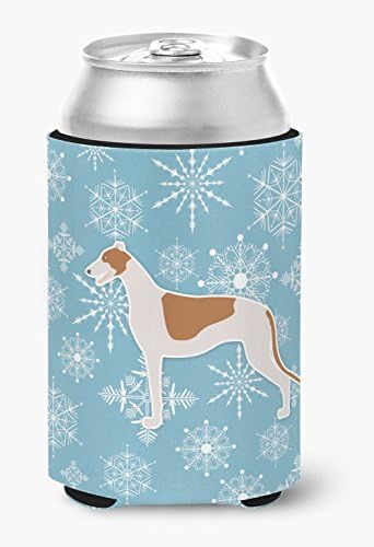 Carolin's Treasures BB3505CC Winter Snowflake Greyhound Консервиране на банката или на Държач за бутилки, Калъф