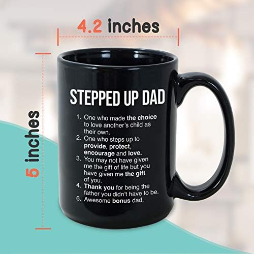 Кафеена Чаша на Ден на бащата 15 грама, по-Добра Идея за подарък за татко, Уникална Идея за подарък за татко, Баща, Съпруга, Мъжете на Син, Дъщеря, Съпруга, Деца, Черен