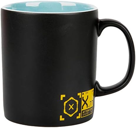 Керамични Кафеена чаша JINX Cyberpunk 2077 Cyber, Черна, 11 грама