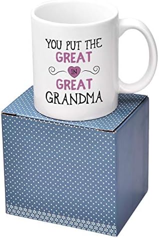 Бабушкина Кафеена чаша, която ще ви постави на баба, Подаръци за Деня на майката за баба на Внучка, Внук, Бабини