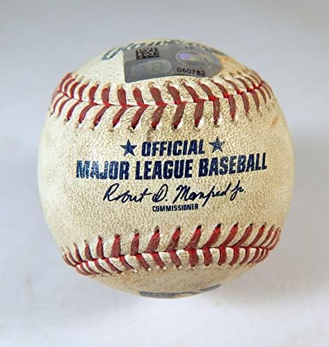 2022 Атланта Брейвз Използвана игра на Бейзбол Мат Олсън ТИ Уилям Контрерас Единични игри - Използваните Бейзболни