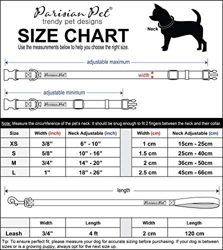 Регулируема Найлонов Нашийник за кучета Parisian Пет | Ветроходни лодки - Сладък нашийник за кучета | Размер