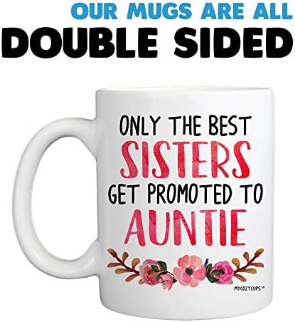 Чаша за Бебе Reveal за сестри - Само най-добрите сестри ще Получат увеличение До кафе чаши Лельо - Чаша за обявяването