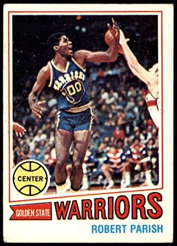 1977 Topps 111 Робърт Пэриш Голдън Стейт Уориърс (баскетболно карта) Дете колеж Луизиана VG Warriors