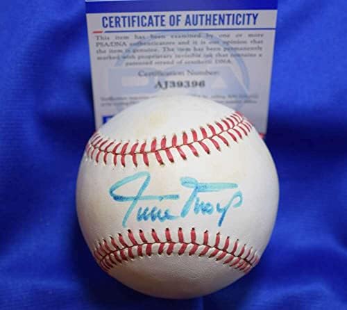 Сертификат ДНК PSA Уили Мэйса С Автограф Фини, Подписан от Националната лига на Бейзбол - и Бейзболни топки