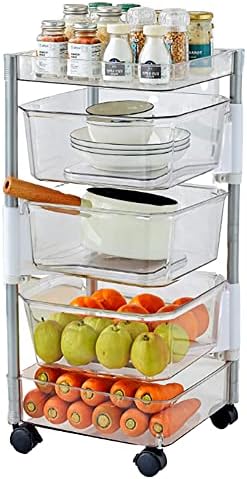 OnDisplay Многоярусная Въртящата се кошница за съхранение на кошници-Кула - Органайзер за Кухня/Баня/бельо,