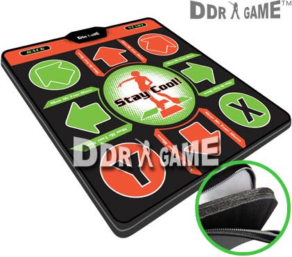 Танц подложка Dance Revolution DDR Super Deluxe за Xbox Dance Pad w/ 1 от стиропор Версия 2.0
