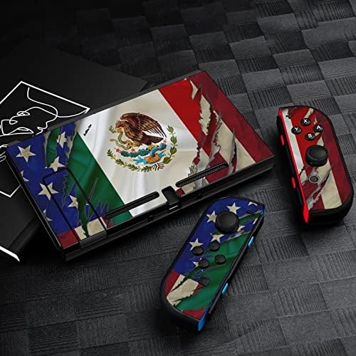 Ретро знаме на Мексико, САЩ, стикер на кожата с красив дизайн, защитен стикер на кожата, стикер на кожата си