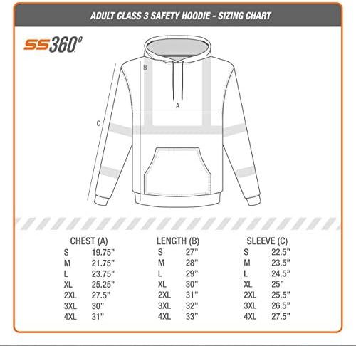 Защитно риза SS360 Seattle Twelve С качулка ANSI Клас 3