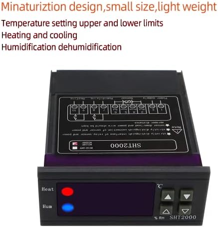 Температура Влажност Влагомер Термостат AC110V-220V Сензор Контролер (SHT2000)