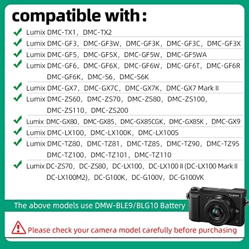 RONFEN DMW-DCC11 Конектор dc DMW-BLE9 DMW-BLG10 Фиктивен Батерия USB-C Кабел PD Адаптер Комплекта е Съвместим