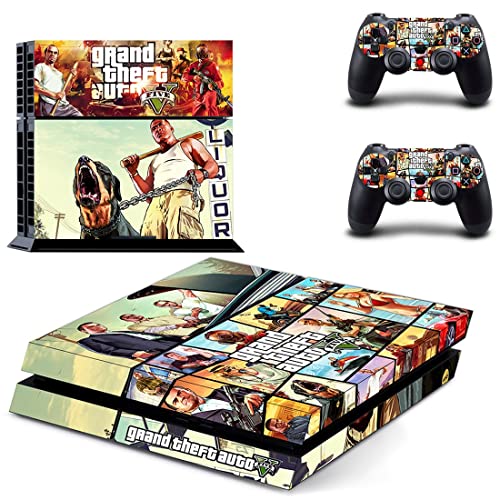 За PS4 PRO - Играта Grand GTA Theft And Auto Стикер на кожата PS4 или PS5 За конзолата PlayStation 4 или 5 и