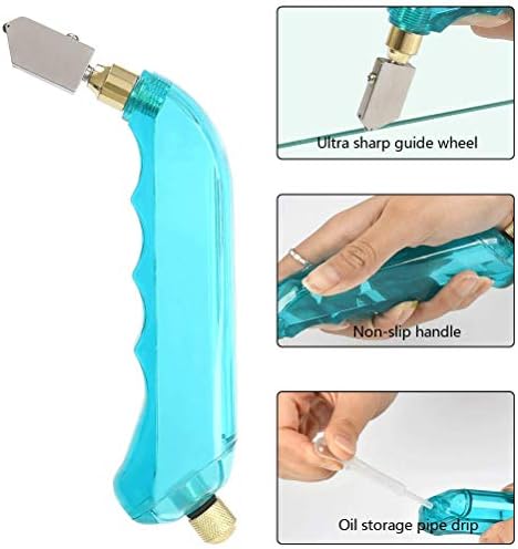 Набор от инструменти за рязане на стъкло YOTINO включва един елмаз за подаване на масло Blue Grip 2 клещи, 3