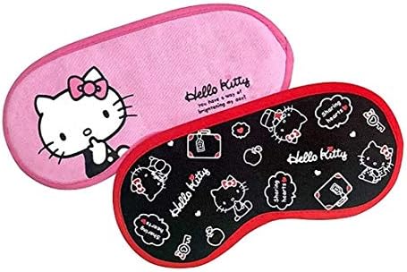 Маска за сън Hello Kitty Sleeping Mask Маска за очи Sleep Shade: Розова или Червена (Един размер) (Розов)