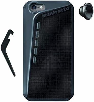 Комплект Manfrotto MKOKLYP6-F KLYP за iPhone 6 със стойка и обектив Рибешко око (черен)