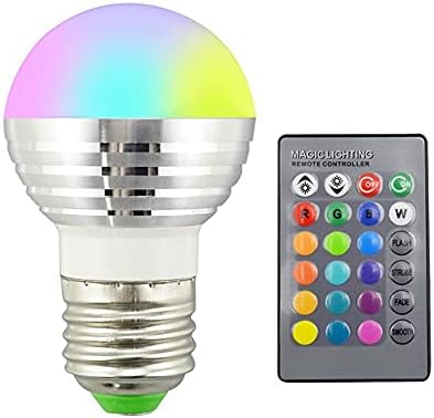 AGIPS Лампи широк напрежение E27 E14 LED 16 Промяна на цвета RGB Магическа Крушка Лампа 85-265 В 110-120 220
