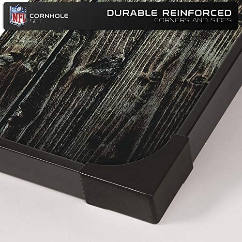 Луксозен комплект за игра на футбол NFL Pro Football 2' x 3' MDF Wood от Wild Sports, идва с 8 чували за боб