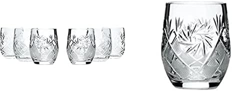 Кристални изделия съвременната руска кройка за партита - Чаша за напитки 8 грама, Комплект от 6 чаши