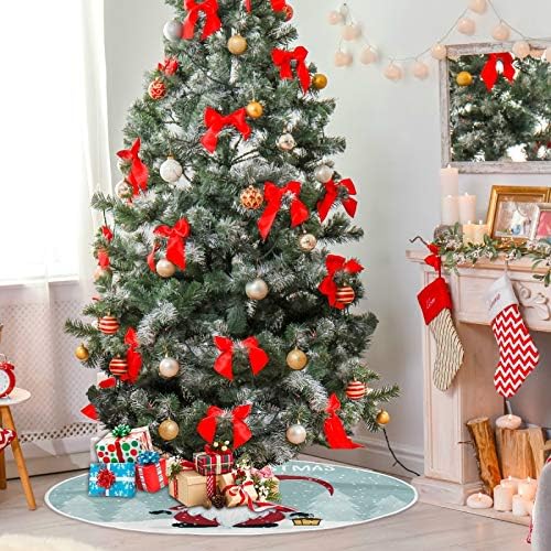 Декорация на Поли във формата на Коледно ALAZA, Украса Малка Мини-Поли във формата на коледно дърво 35,4 Инча
