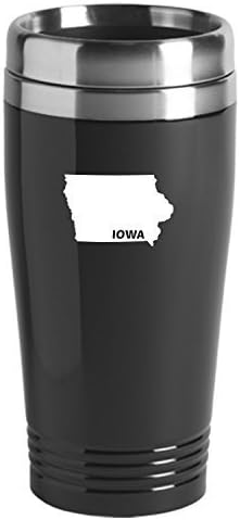 Чаша с изолация от неръждаема стомана, 16 грама - Схема на щата Айова - Схема на щата Айова