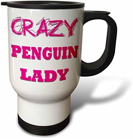3 Чаша за пътуване Crazy Penguin Lady, 14 грама, Многоцветен