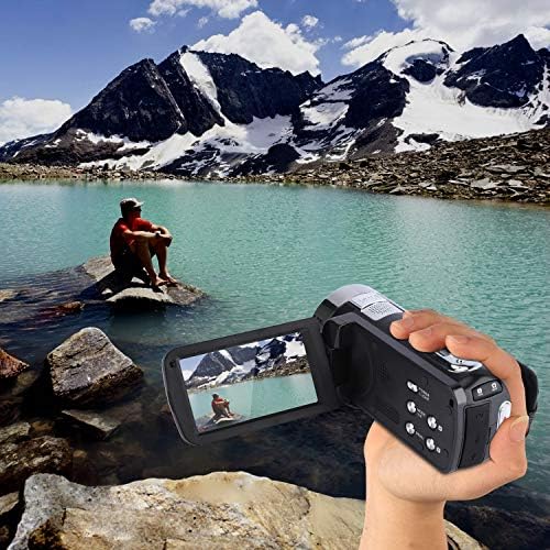 Цифров фотоапарат,2,4-Инчов Джобни камери FHD Акумулаторна 24-Мегапикселова камера за разходки с 8-кратно Цифрово