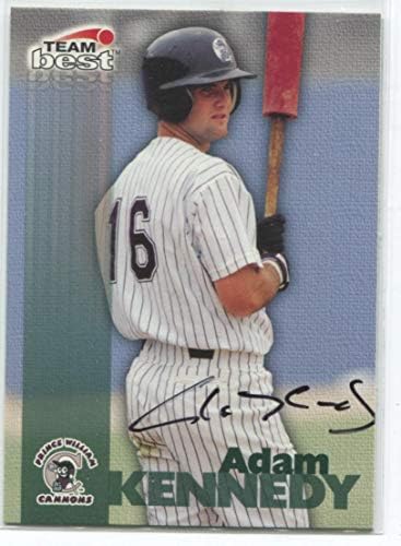 Най-добрата визитка на отбора 1999 г. с автограф на Адам Кенеди - Бейзболни картички с автограф