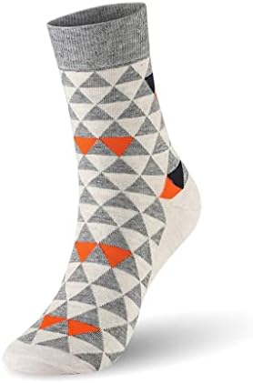чорапи Мъжки Чорапи Памук с 3d триъгълен модел на Бизнес Чорапи 6 чифта/партия Мъжки Бизнес Същите Ежедневни