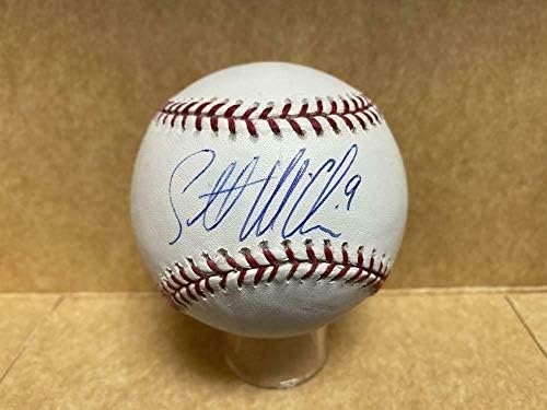 Scott Mccain Cubs / джайънтс /рейс С автограф M. l. Baseball W / Coa - Бейзболни топки с автографи