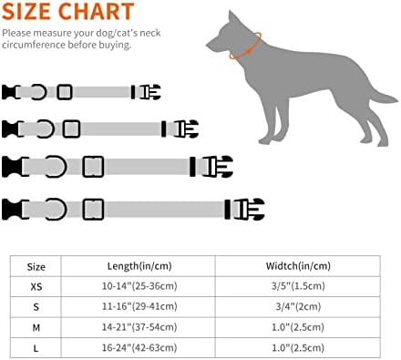Подложки за хранене на домашни любимци AUDWUD 18,5 х 11,5 и класически регулируем нашийник за кучета-14-21,