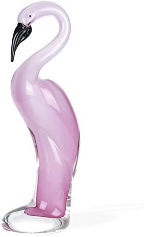 13Издухани Уста Rose Художествено Стъкло Flamingo