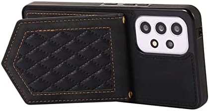 Чанта-портфейл XYX за Samsung а a53 5G, лента за през рамо от изкуствена кожа, RFID Заключване, Държач за кредитни