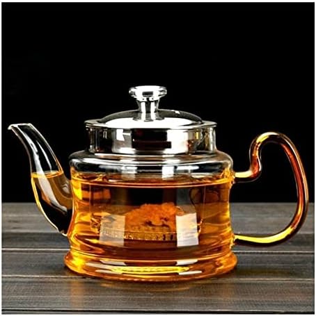 Чайник От Borosilicate Стъкло, Чайникът С Капак, Чаши, Цедка За Заваряване, Топлоустойчива Чайници Черен Чай,