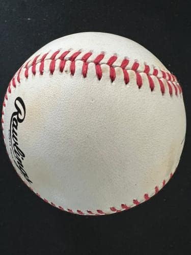 Уили Мейс Подписано Писмо на Националната лига бейзбол Jsa с Автограф - Бейзболни топки с Автографи