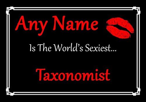 Персонализиран сертификат за най-сексуално таксономиста в света