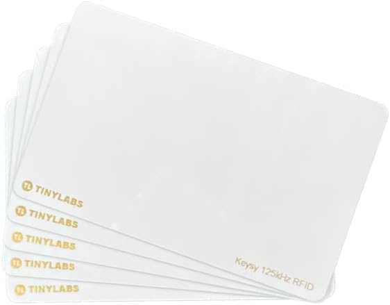 Презаписваем RFID карти-ключове Keysy (5 опаковки) (бял)