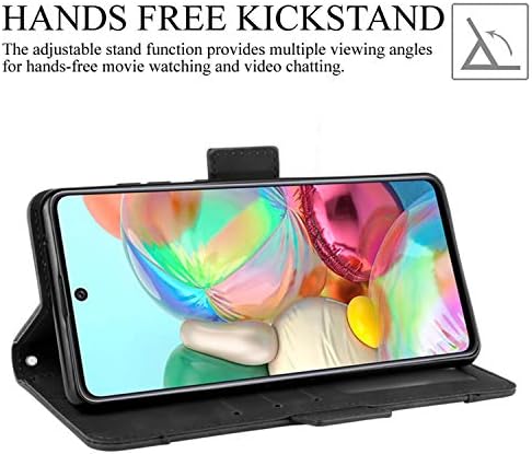 Калъф HualuBro Samsung Galaxy Note 10 Lite, Магнитна Защита на Цялото тяло, устойчив на удари Кожен Калъф-портфейл