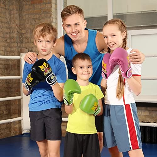 Детски Боксови Ръкавици ZIECE за деца, 6 унции, Боксови Ръкавици за момчета и момичета от 6 до 12 години, Детски