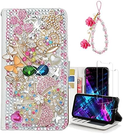 Калъф за чантата си Фея Art Crystal, съвместим с Samsung Galaxy Note 20 Ultra 5G - Цветя Вятърна мелница във