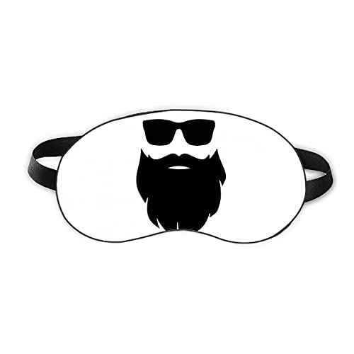 Сянката На Голяма Брада Слънчеви Очила Sleep Eye Shield Мека Нощна Превръзка На Очите На Сивата Чанта За Носене