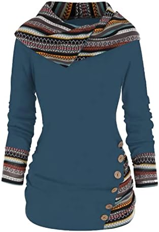 NOKMOPO/ Дамски Пуловер за есента и зимата Рокля с Трапецовидна форма, в ивица, Расклешенное, мек силует, Роклята