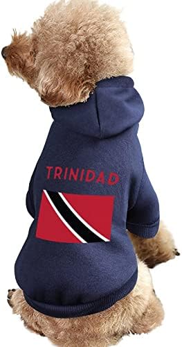 Качулки за домашни Любимци с Флага на Тринидад, Мек Топъл Пуловер за Кучета, Костюми за Домашни Любимци с Принтом