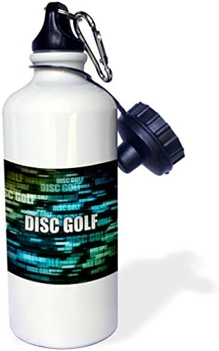 Триизмерен Цветен графичен дизайн на текст, за да карам голф игрище в спортна бутилка за вода Space, 21 унция,