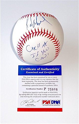 Франк Абигнейл Хвани Ме, Ако Можеш, Подписан от Psa World Series Baseball 2001 P75808 - Бейзболни Топки с Автографи