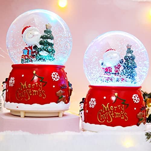 Коледни Снежни топки, 3,14-Цолови Музикални Снежни топки с 8 Ноти за Коледните аксесоари за Дома, Подарък за