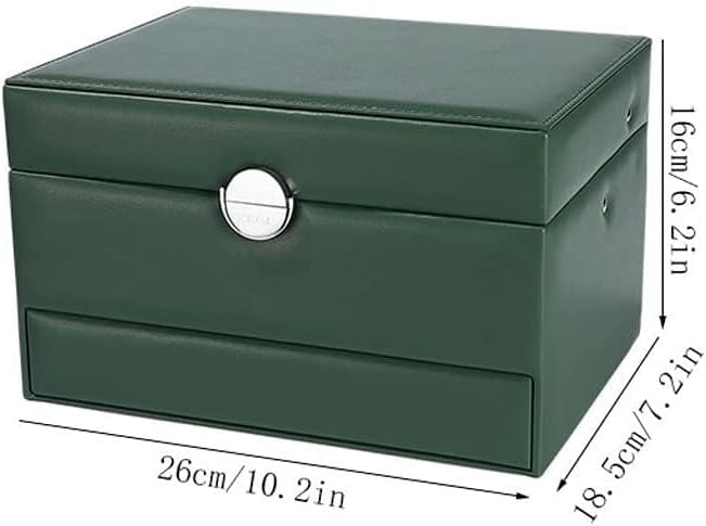 Кутии за бижута Yalych, Трехслойная Ковчег за бижута Кутия За съхранение на бижута с Голям Капацитет, Мултифункционален