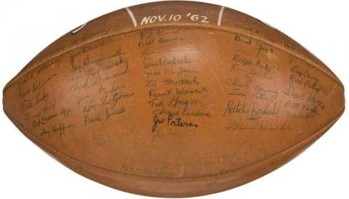 1962 Екип от Penn State Nittany Lions Подписа Договор за игра В Стари футбол с Джо paterno, са - College Game